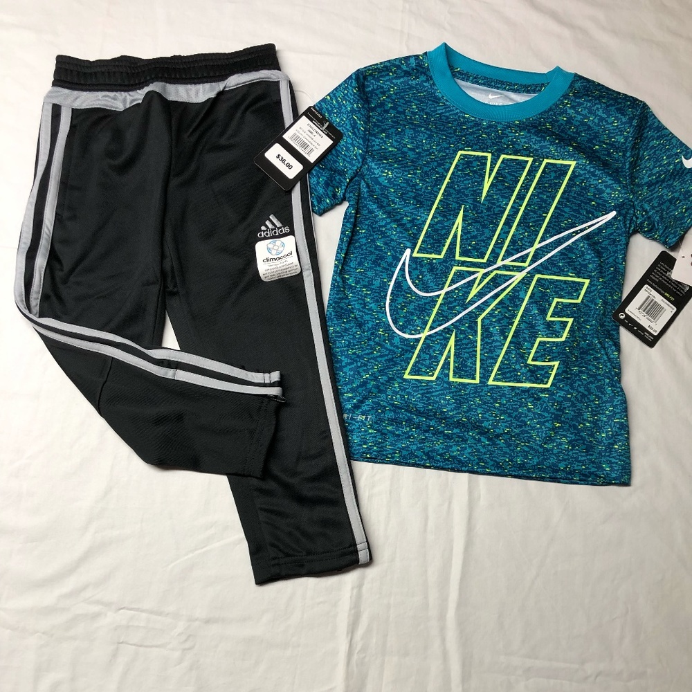 Kids Adidas and Nike NEW Size 4